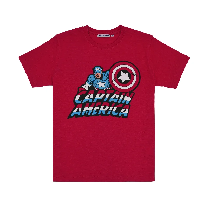 Punk T-ShirtsCaptain America Tee / Red Slub