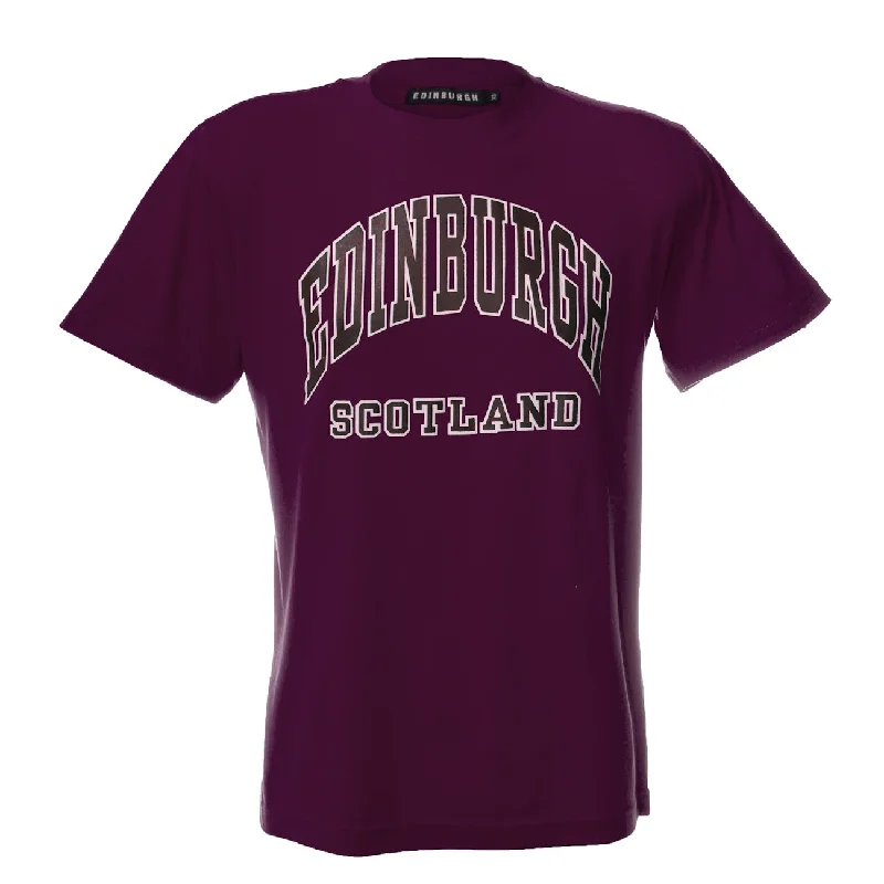 Running T-ShirtsEdinburgh Harvard Print T-Shirt Purple