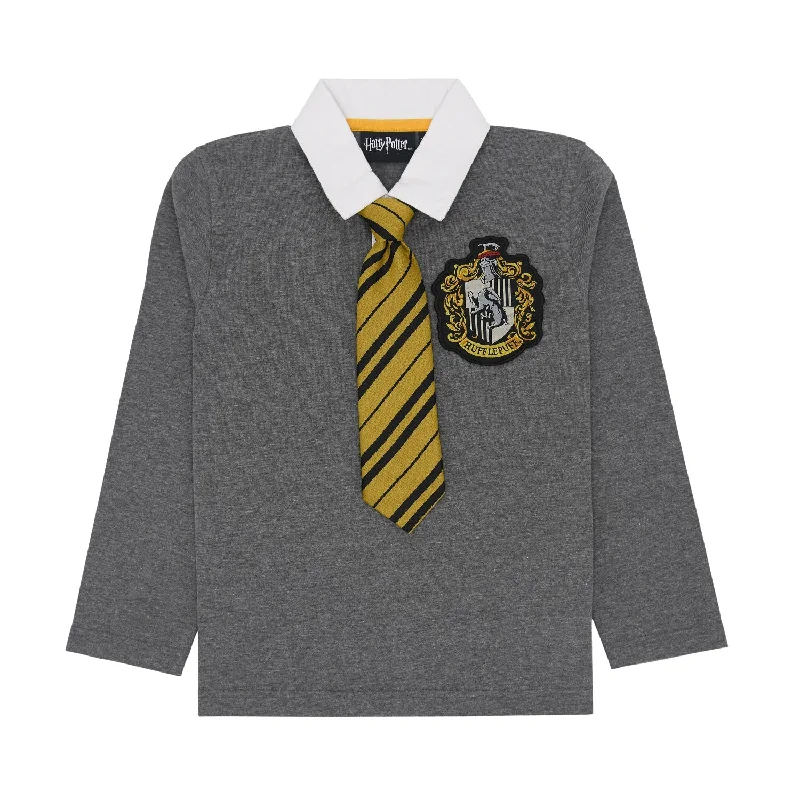 Embroidered T-ShirtsHarry Potter Hufflepuff Uniform With Tie