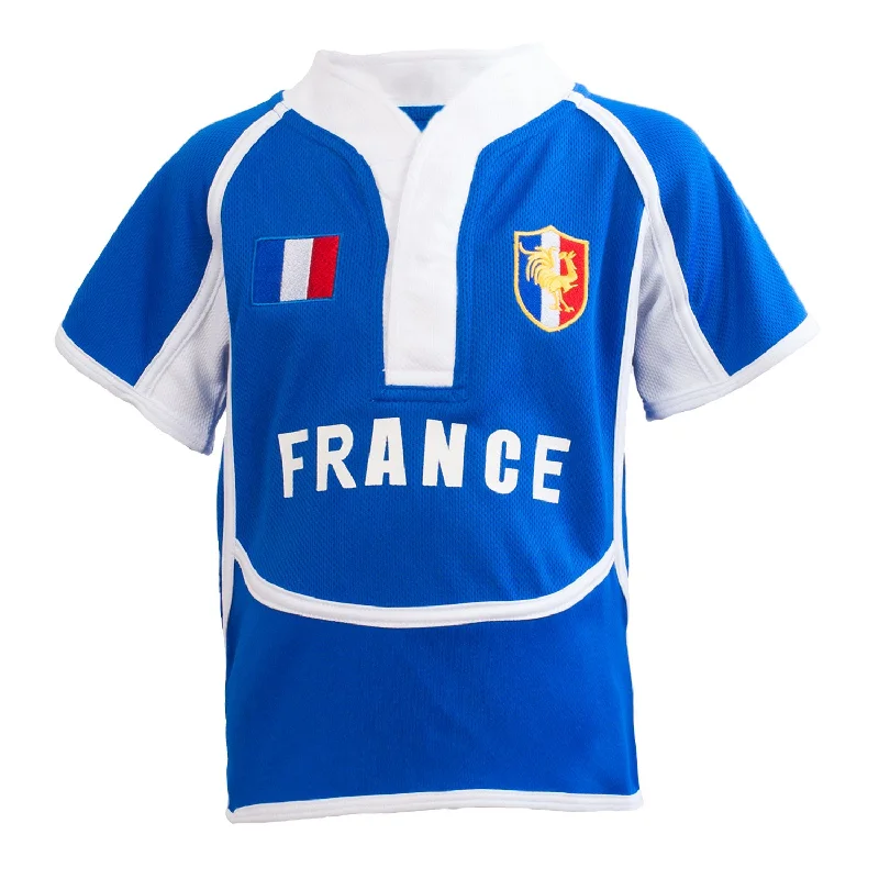 Crewneck T-ShirtsKids Cooldry France Rugby Shirt