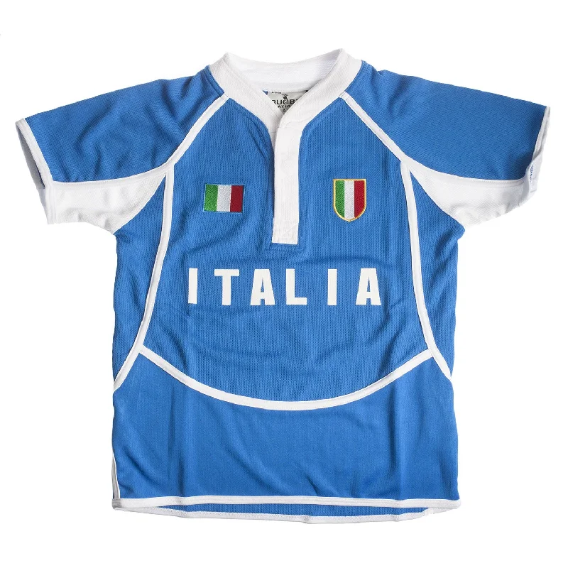 Ruffled T-ShirtsKids Cooldry Italy Rugby Shirt