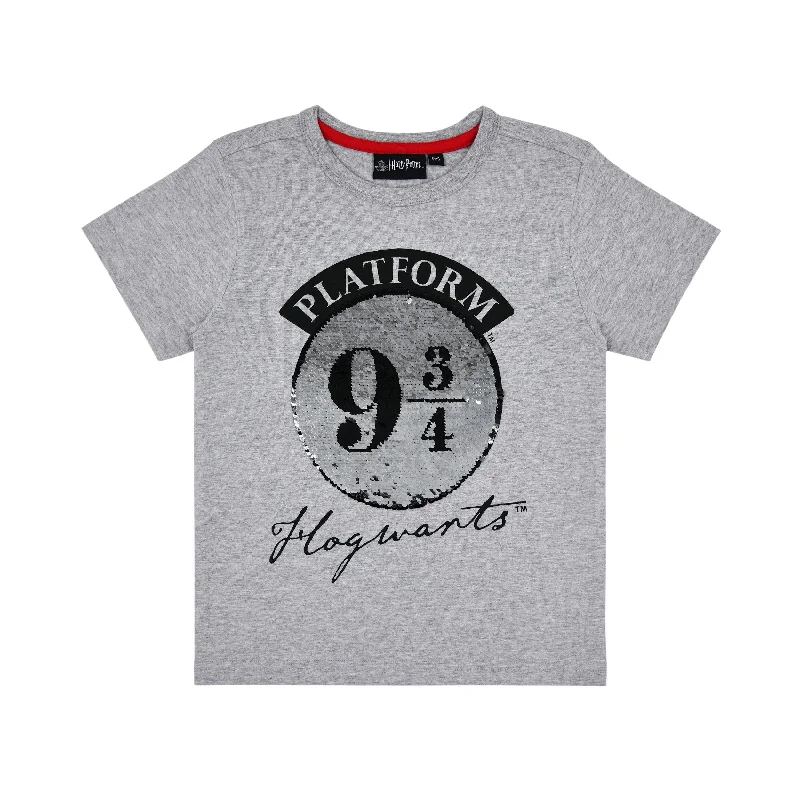 Logo T-ShirtsKids Flip Sequin Platform 93/4 T-Shirt