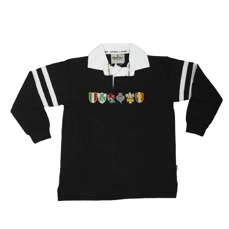 Hiking T-ShirtsKids L/S 6 Nations Rugby Shirt