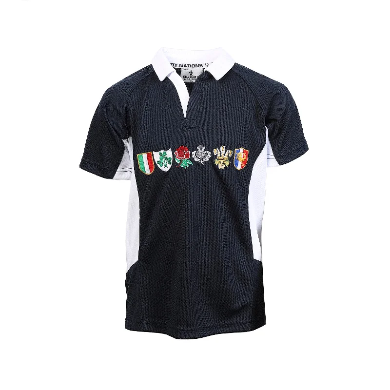 Metallic T-ShirtsKids Six Nations Logo Rugby Shirt Scot