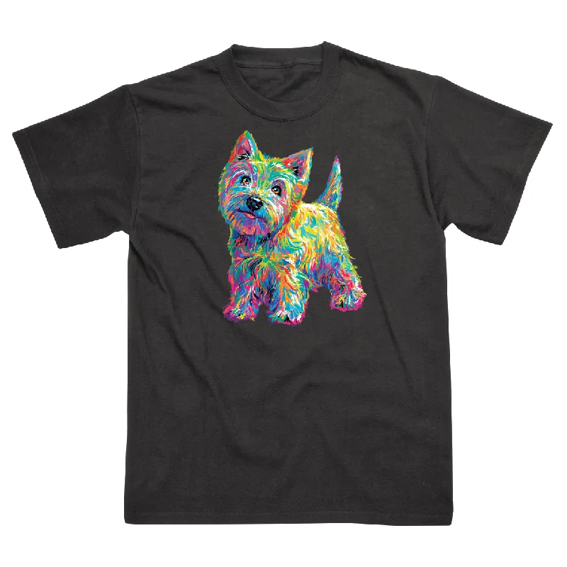 Camping T-ShirtsKids Westie Dog Spike Tshirt