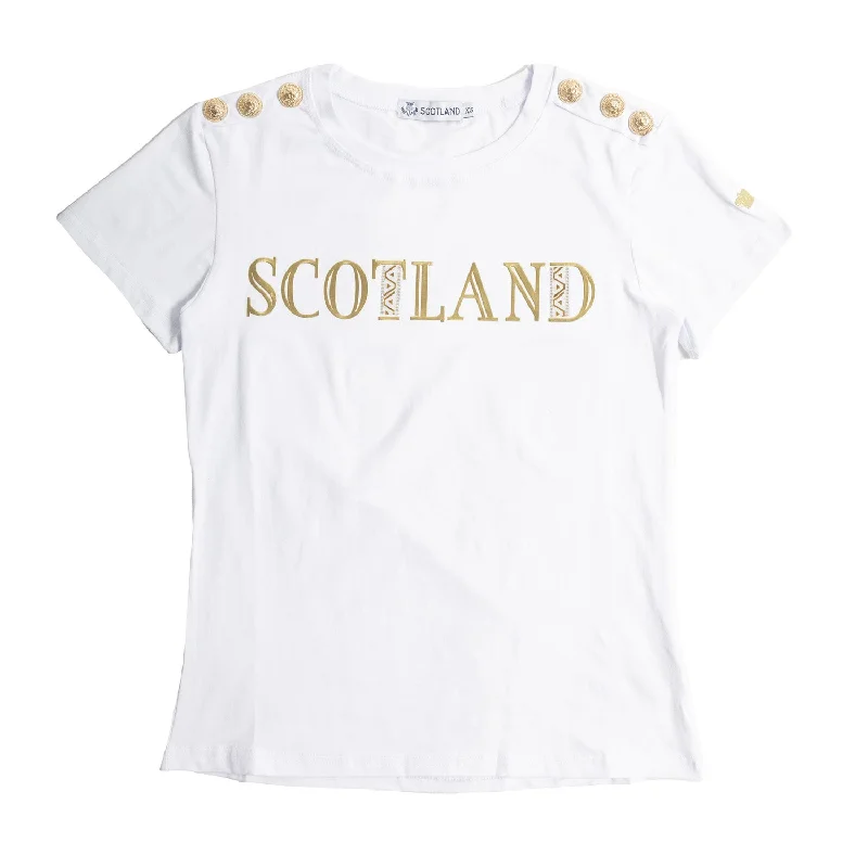 Work T-ShirtsLadies Florence Scotland T-Shirt White