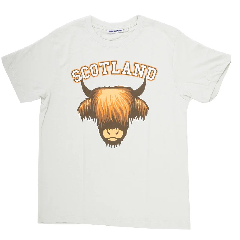 Retro T-ShirtsScotland Highland Cow Adult T-Shirt