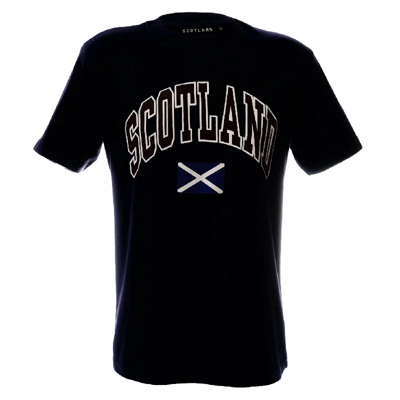 Fringed T-ShirtsScotland Harvard Print T/Shirt Navy