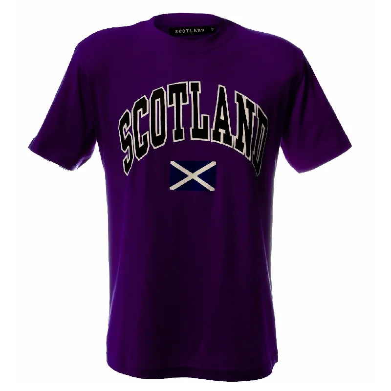 Beaded T-ShirtsScotland Harvard Print T/Shirt Purple