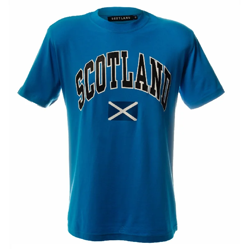 Studded T-ShirtsScotland Harvard Print T-Shirt Sapphire Blue