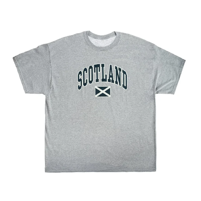 Glitter T-ShirtsScotland Harvard Print T-Shirt Sports Grey