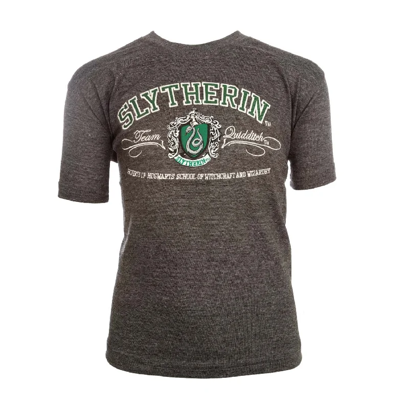 Casual T-ShirtsHarry Potter Slytherin Applique Kids T-shirt