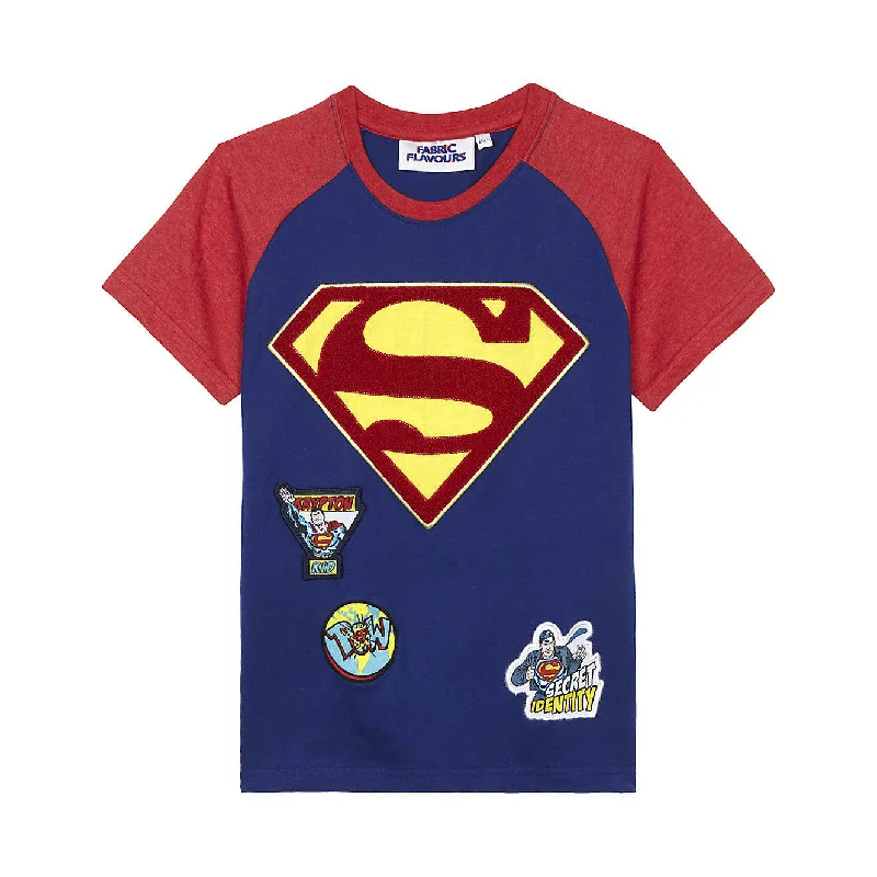 Streetwear T-ShirtsSuperman Chenille Logo Tee