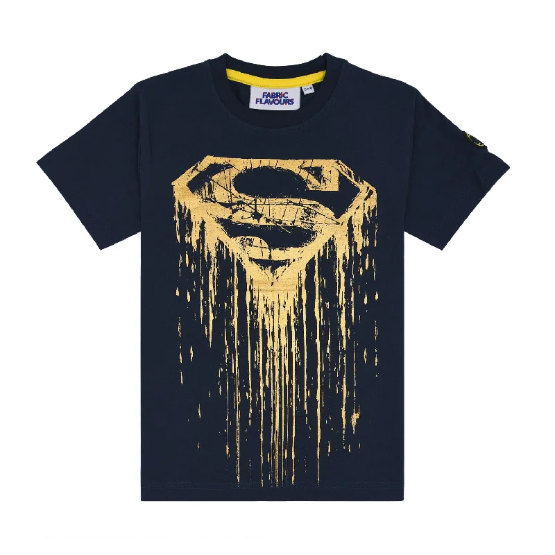 Vintage T-ShirtsSuperman Gold Foil Drip Tee