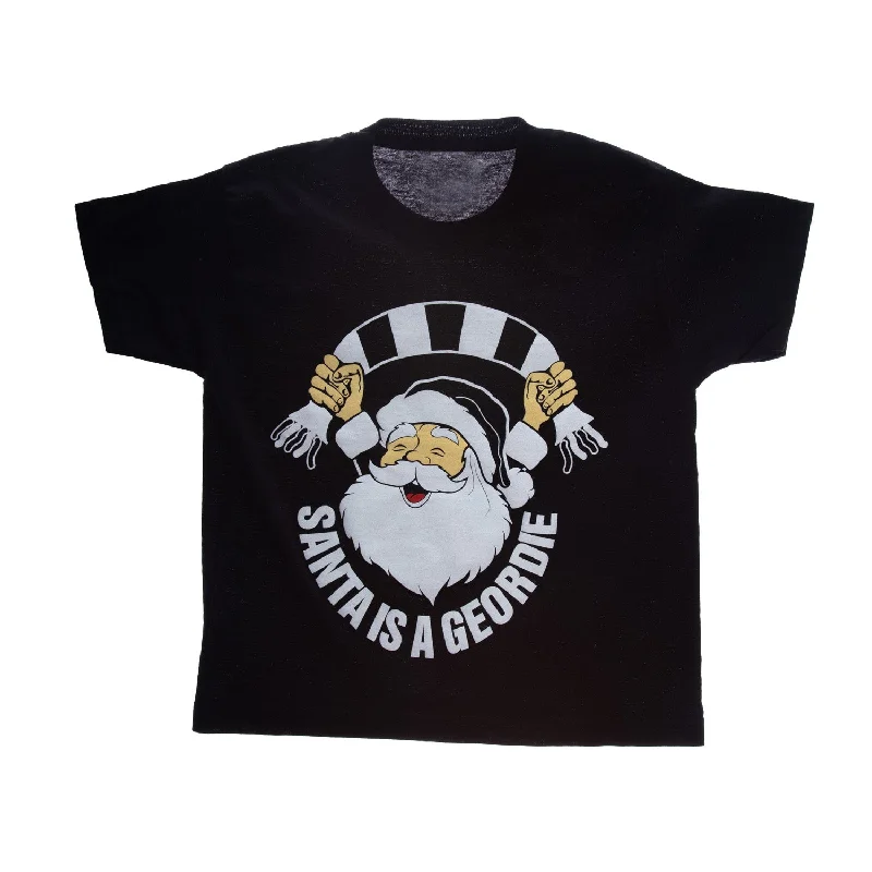 Cultural T-ShirtsXmas Tshirt Santa Geordie Fan