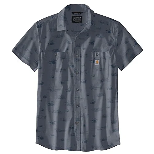 Luxury Short Sleeve TopsCarhartt 105701 Men's Rugged Flex® Relaxed Fit Lightweight Short-Sleeve