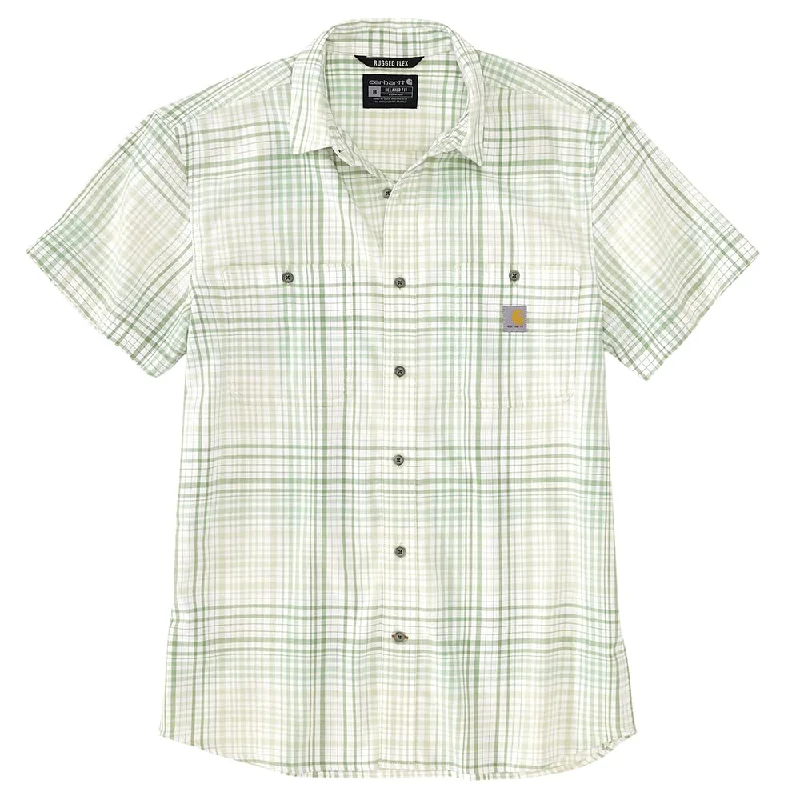 Fishing Short Sleeve TopsCarhartt 106139 Men's Rugged Flex® Relaxed Fit Lightweight Short-Sleeve - Large - Tender Greens