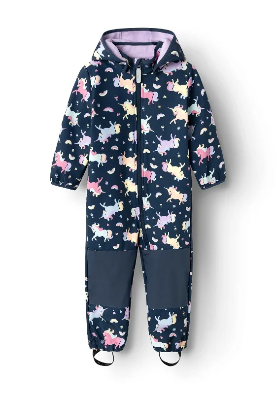 Name It Mini Girl Malta Softshell Unicorn Suit, Big Dipper