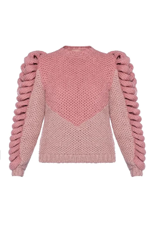 TURTLENECK PINK SWEATER